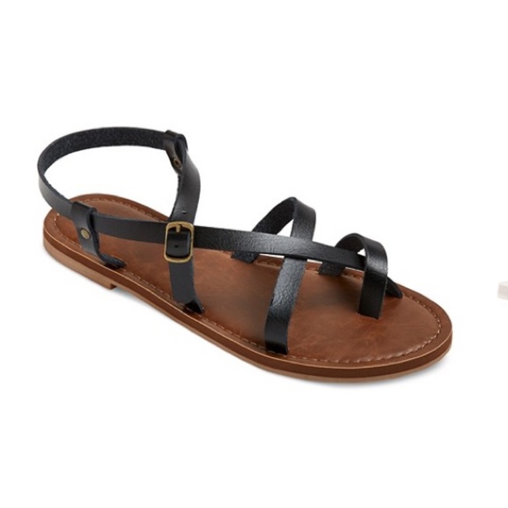 Mossimo Brown Strappy Sandals